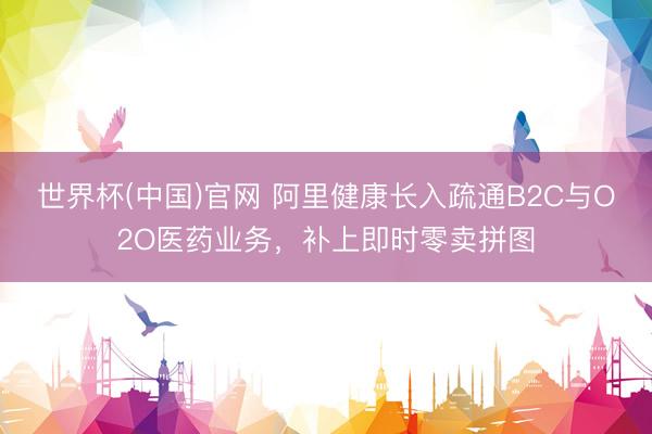 世界杯(中国)官网 阿里健康长入疏通B2C与O2O医药业务，补上即时零卖拼图